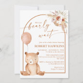 ボホベ男女兼用アーベビーシャワー招待状 招待状 (正面)