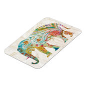 ボホペイズリーゾウII マグネット (左側)