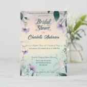 ボホペリウィンクルアンドシルバーブライダルシャワー 招待状 (スタンド正面)