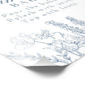 ボホペリウィンクルワイルドフラワーミモザバーサイン フォトプリント            (角)