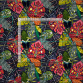 ボホホジャス真夜中 ファブリック (タイル)