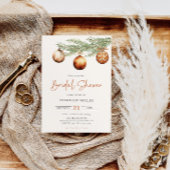 ボホホリデイブライダルシャワーウィンター 招待状