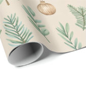 ボホホリデーウォーターカラークリスマス ラッピングペーパー (ロールコーナー)