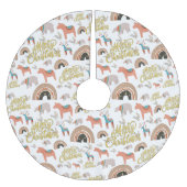 ボホホリデーシーズン ブラッシュドポリエステルツリースカート (正面)