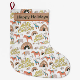 ボホホリデーシーズン ラージクリスマスストッキング