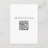 ボホホリデーボタニカル結婚ズ詳細 エンクロージャーカード (裏面)