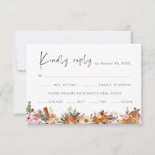 ボホホリデー結婚のQRコード 出欠カード (正面)