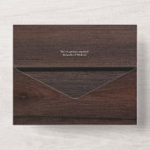 ボホホワイトと金ゴールドグリッターパンプキンス結婚ズ オールインワン招待状 (裏面)