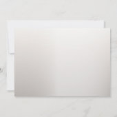 ボホホワイトオーキッドフラワーズブルームーンエレガントパーティー セーブザデート (裏面)