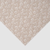 ボホホワイトサンディハートバレンタインのティッシュペーパー 薄葉紙 (詳細)