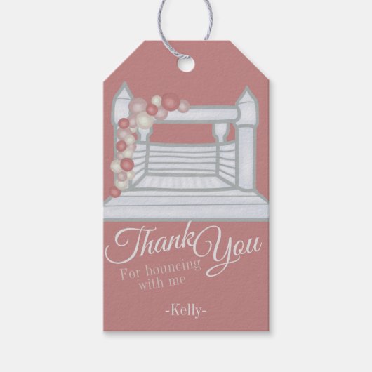 ボホホワイトバウンスハウス ギフトタグ (正面)