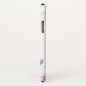 *~*ボホホワイトパステルラベンダーフェザー水玉模様 Case-Mate iPhoneケース (裏面/右)