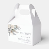 ボホホワイトローズフローラフラワーガーデン結婚ズ フェイバーボックス (裏面サイド)