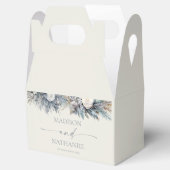 ボホホワイトローズフローラフラワーガーデン結婚ズ フェイバーボックス (オープン)