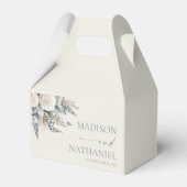 ボホホワイトローズフローラフラワーガーデン結婚ズ フェイバーボックス (裏面サイド)