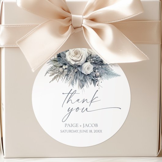 ボホホワイトローズフローラフラワーガーデン結婚ズ ラウンドシール