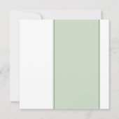 ボホホワイトローズフローラ |ユーカリブライダルシャワー 招待状 (裏面)