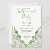 ボホホワイトローゼス | 蘭フローラ退職パーティー 招待状 (正面)
