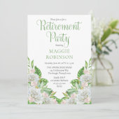 ボホホワイトローゼス | 蘭フローラ退職パーティー 招待状 (スタンド正面)