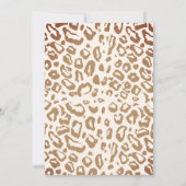 ボホホーホーホーチカウウエスタンハイランドカウベイビーシャワー 招待状 (裏面)