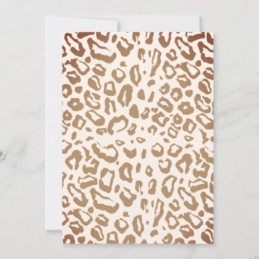 ボホホーホーホーチカウウエスタンハイランドカウベイビーシャワー 招待状 (裏面)