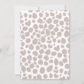 ボホホーホーホーチカウハイランドパンパスファースト誕生日 招待状 (裏面)