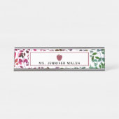 ボホボタニカルアップル先生銘板 デスクネームプレート (正面)