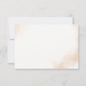 ボホボタニカルウェディングRSVPカード 出欠カード (裏面)