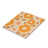 ボホボタニカルウォーターカラーオレンジフローラ タイル (側面)