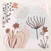 ボホボタニカルガーデンコースター ガラスコースター (正面)