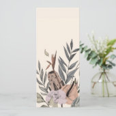 ボホボタニカルガーデン – フローライラストレーション 招待状 (スタンド正面)