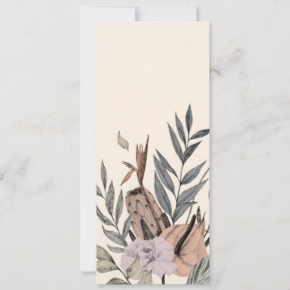 ボホボタニカルガーデン – フローライラストレーション 招待状