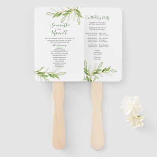 ボホボタニカルグリーンウォーター葉カラー ハンドファン