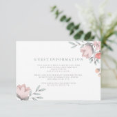 ボホボタニカルゲ素朴スト詳細コーラルアンドグレー エンクロージャーカード (スタンド正面)