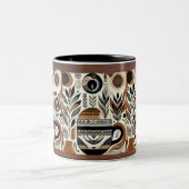 ボホボタニカルコーヒーマグ ツートーンマグカップ (中央)