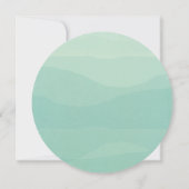 ボホボタニカルフローラパープル結婚ズ 招待状 (裏面)