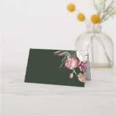 ボホボタニカルフローラ結婚グリーンズテーブル プレイスカード (裏面)