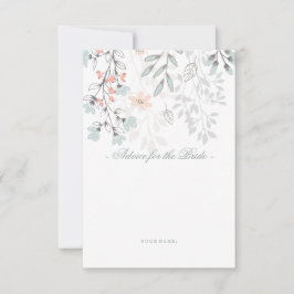 ボホボタニカルブライダルシャワーアドバイスフォーザブライド 招待状