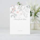 ボホボタニカルブライダルシャワーアドバイスフォーザブライド 招待状 (スタンド正面)