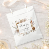 ボホボタニカルブライダルシャワー フェイバーバッグ (クリップ留めされた状態)