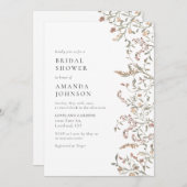 ボホボタニカルブライダルシャワー 招待状 (正面/裏面)