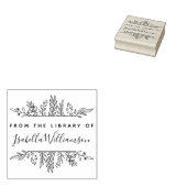 ボホボタニカル蔵書票 ラバースタンプ (押印)