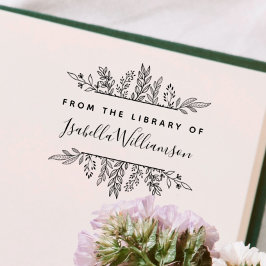 ボホボタニカル蔵書票 ラバースタンプ