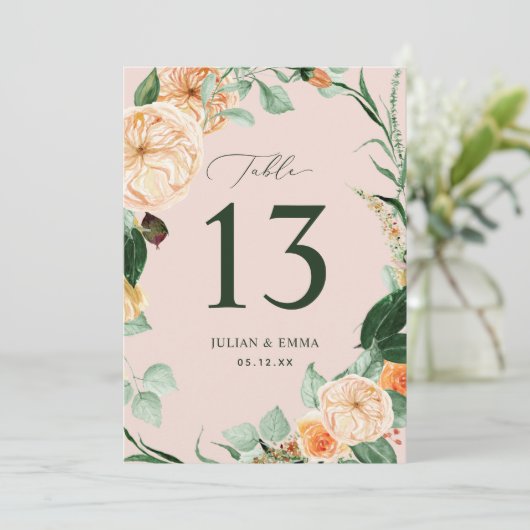 ボホボタニカル赤面ピンクグリーンカスタムフローラ (スタンド正面)