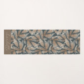 ボホボタニ離れカルパーソナライズされた ヨガマット (裏面(横))