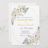 ボホボダデオロコンフロルブランカ 招待状 (正面/裏面)