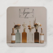 ボホボトル | 花 | 美学 スクエア名刺 (正面)