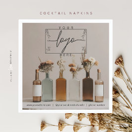 ボホボトル | 花 | 美的カクテル スタンダードカクテルナプキン