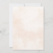 ボホボヘミアンツインパンプキンベビーシャワー招待状 招待状 (裏面)