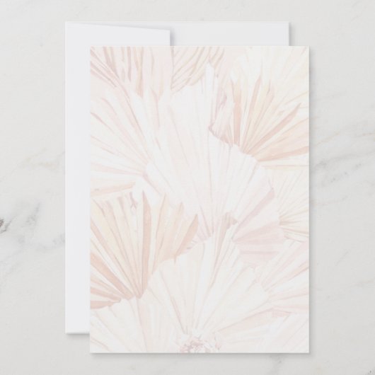 ボホボヘミアン50と素晴らしいレディース50誕生日 招待状 (裏面)